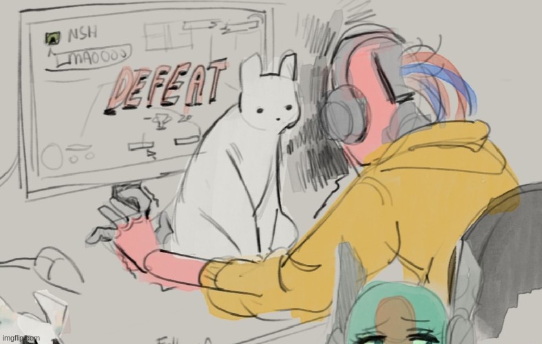 imagine losing bc some fatass sat on your keyboard | made w/ Imgflip meme maker