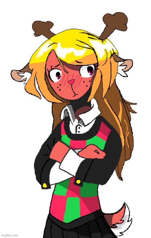 I drew Noelle on a fucking trackpad (I suck) | made w/ Imgflip meme maker