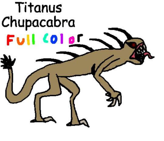 Titanus Chupacabra Full Color by DexTDM_likes_pizza Blank Meme Template