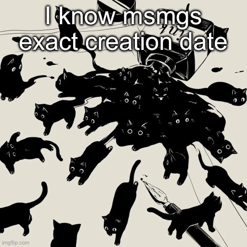 Thanks spire | I know msmgs exact creation date | image tagged in avogado6 | made w/ Imgflip meme maker