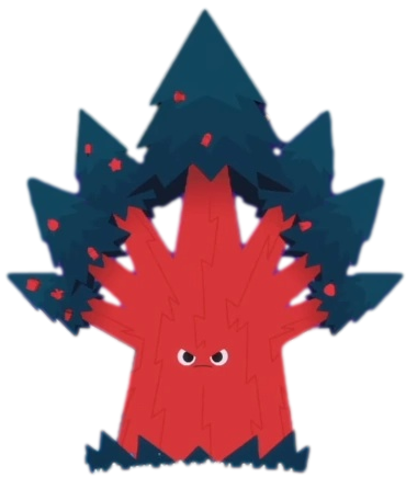 Red Treasure Tree (Feisty) Blank Meme Template