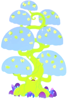 Lime Green Treasure Tree (Scared) Blank Meme Template