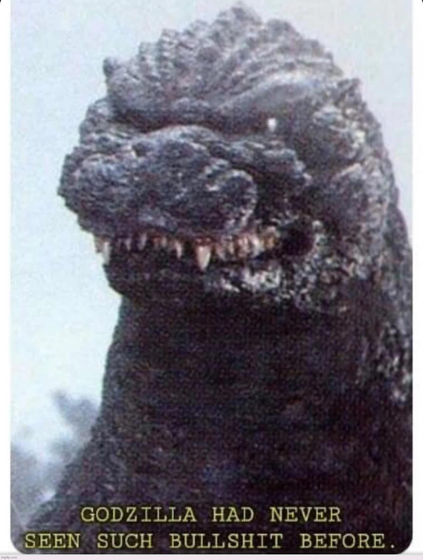 High Quality Godzilla Blank Meme Template