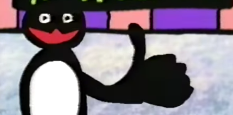 High Quality Pingu approves Blank Meme Template