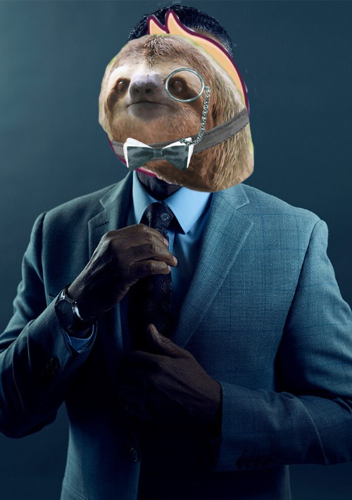 Double Sloth Gus Fring we are not the same Blank Meme Template