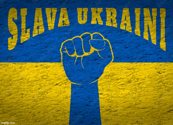 Slava Ukraini | image tagged in slava ukraini | made w/ Imgflip meme maker