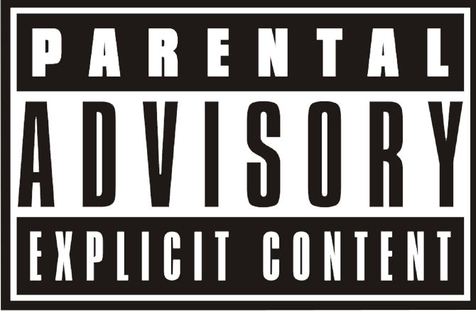 Parental advisory Blank Meme Template