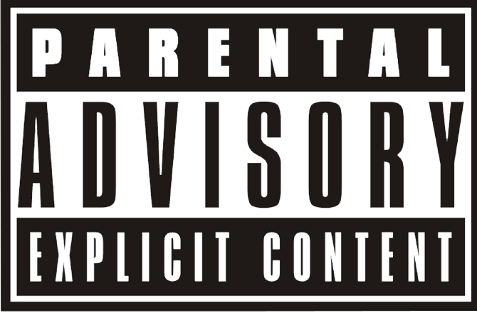 High Quality Parental advisory Blank Meme Template