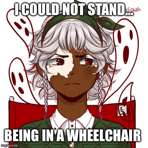 I COULD NOT STAND… BEING IN A WHEELCHAIR | made w/ Imgflip meme maker