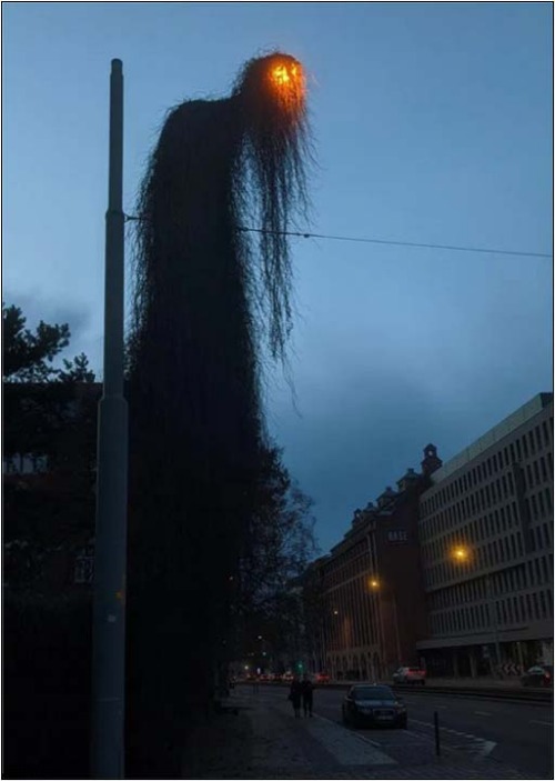 A Nightmarish Street Light ! | image tagged in nightmare,street light | made w/ Imgflip meme maker