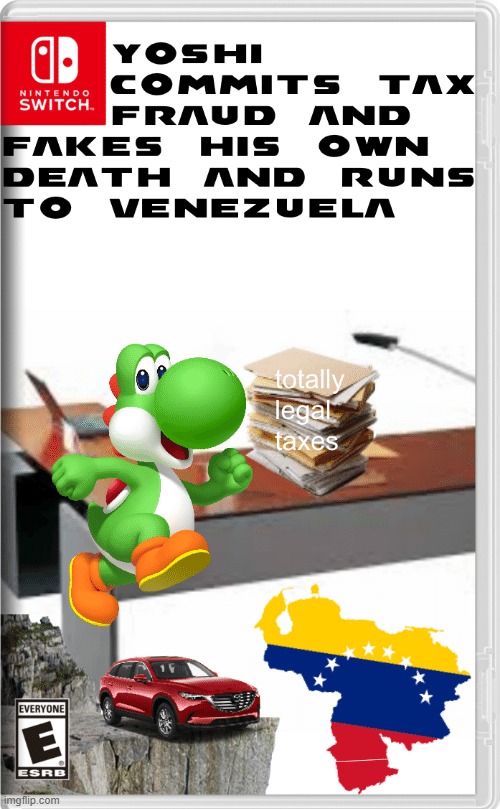 Yoshi has gone to the dark side | image tagged in yoshi,fake smile,tax cuts for the rich | made w/ Imgflip meme maker