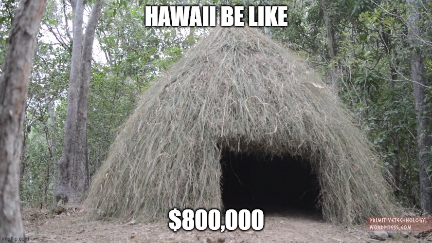 HAWAII BE LIKE; $800,000 | made w/ Imgflip meme maker