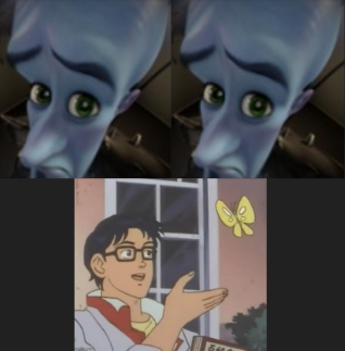 megamind peeking conflict Blank Meme Template