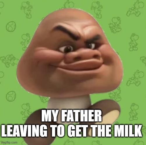 Father | MY FATHER LEAVING TO GET THE MILK | image tagged in mario,funny memes,funny | made w/ Imgflip meme maker