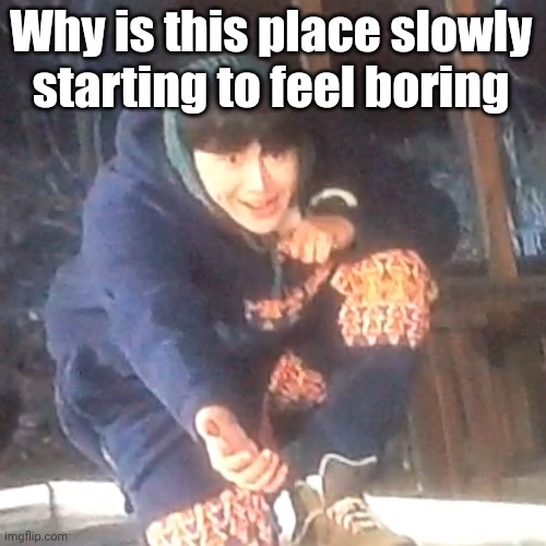 Ok | Why is this place slowly starting to feel boring | image tagged in w | made w/ Imgflip meme maker