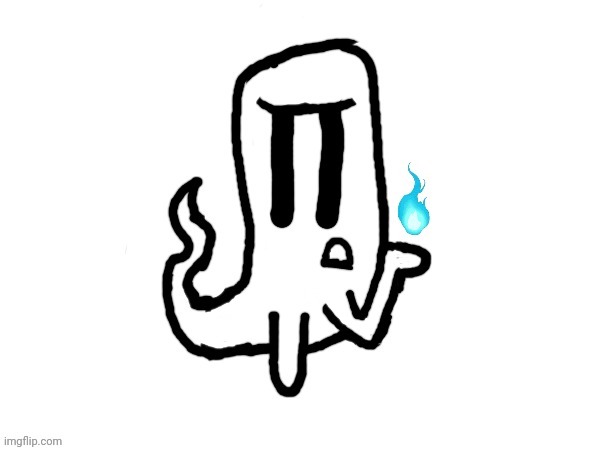 Here's a ghost boi I drew. What should I call him? | made w/ Imgflip meme maker