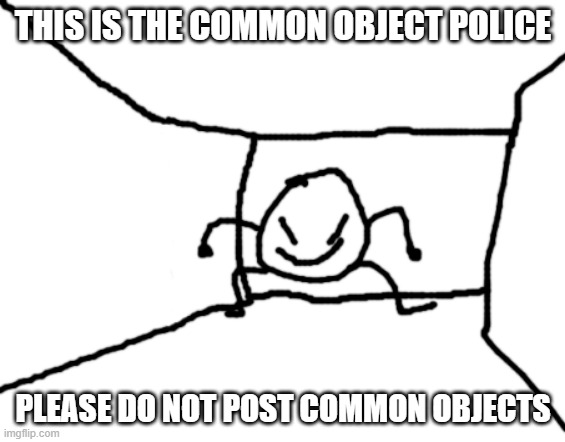 just dont | THIS IS THE COMMON OBJECT POLICE; PLEASE DO NOT POST COMMON OBJECTS | image tagged in bob in the hall | made w/ Imgflip meme maker