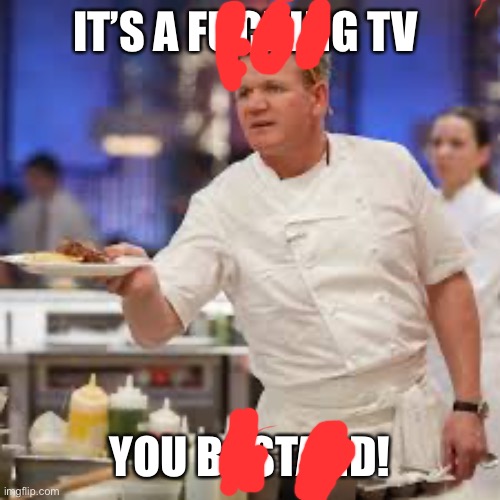 IT’S A FUCKING TV YOU BASTARD! | made w/ Imgflip meme maker