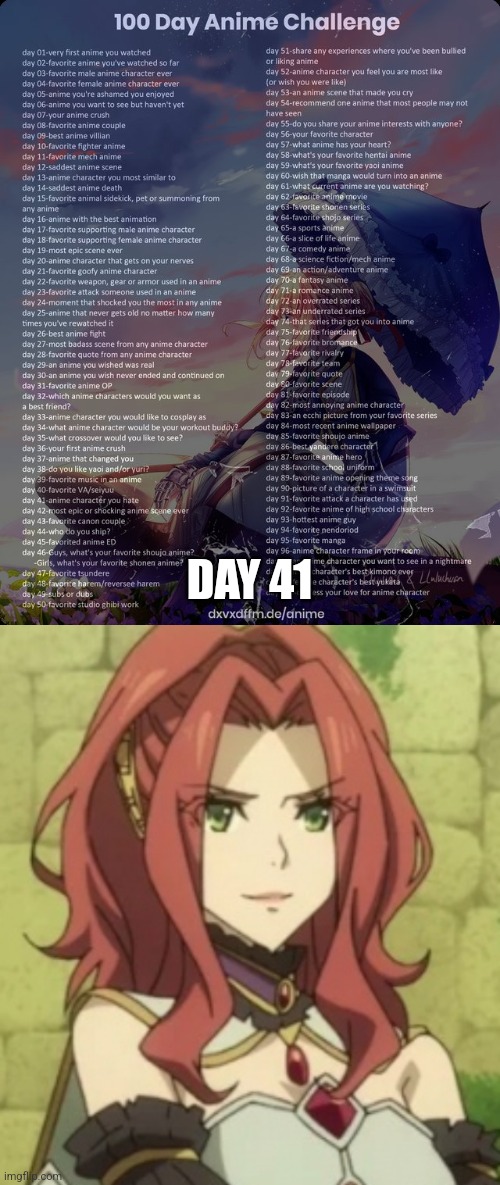 LET HER BURN IN HELL!!!! | DAY 41 | image tagged in 100 day anime challenge,malty bitch | made w/ Imgflip meme maker