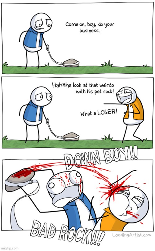 image tagged in pet rock | made w/ Imgflip meme maker