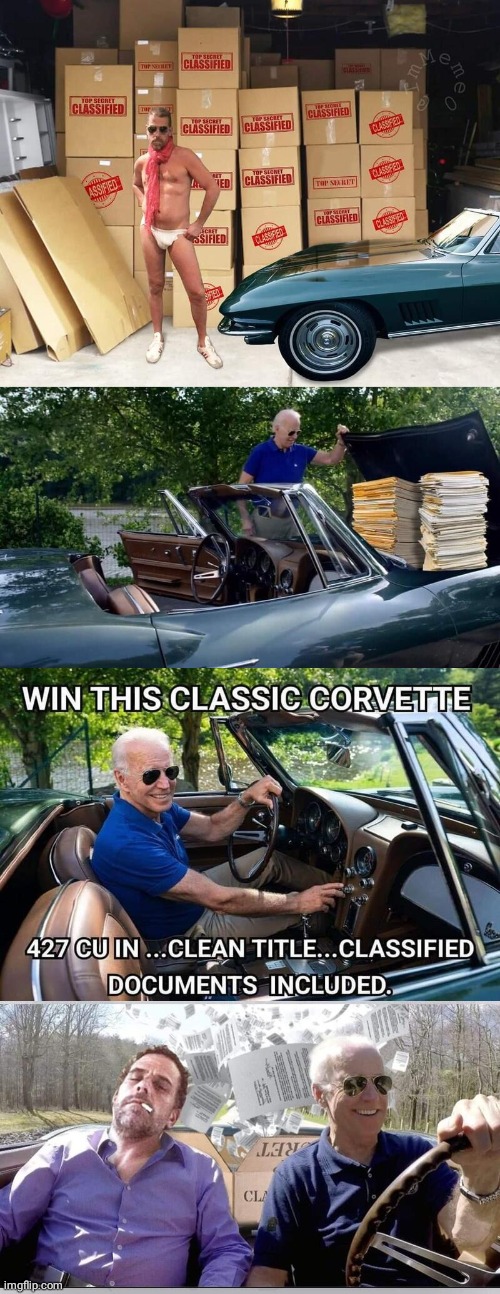 Bidens classified odocuments Corvette saga | image tagged in joe biden | made w/ Imgflip meme maker