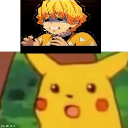 I haven't watched demon slayer | image tagged in memes,surprised pikachu | made w/ Imgflip meme maker