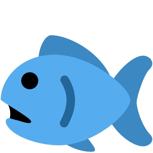 High Quality fish emoji Blank Meme Template