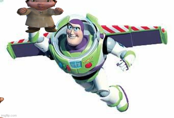 Buzz Lightyear Flying | image tagged in buzz lightyear flying | made w/ Imgflip meme maker