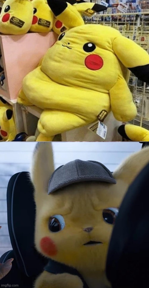Pikachu design fail | image tagged in unsettled detective pikachu,reposts,repost,memes,pikachu,design fails | made w/ Imgflip meme maker