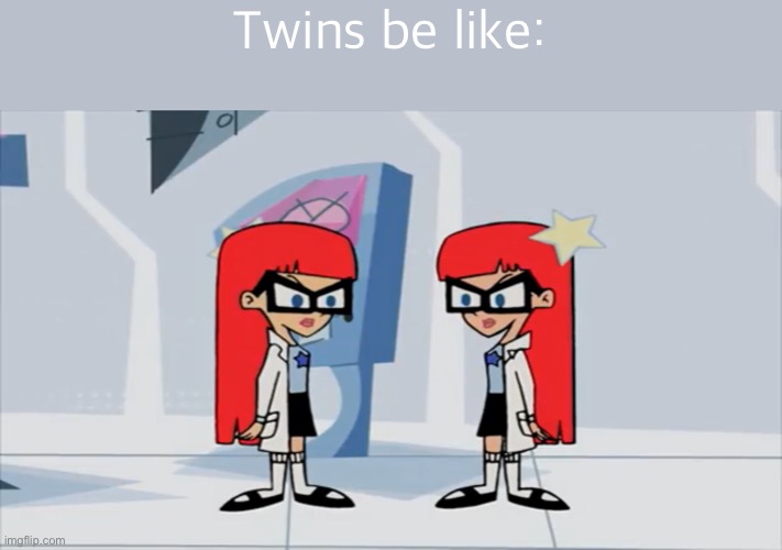 Twins be like: | image tagged in memes,funny,twins | made w/ Imgflip meme maker