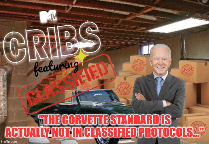 "THE CORVETTE STANDARD IS ACTUALLY NOT IN CLASSIFIED PROTOCOLS..." | made w/ Imgflip meme maker