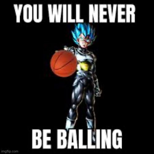 You will never be ballin | image tagged in you will never be ballin | made w/ Imgflip meme maker