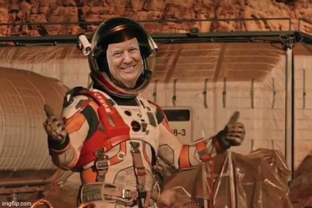 Trump the martian | image tagged in trump the martian | made w/ Imgflip meme maker