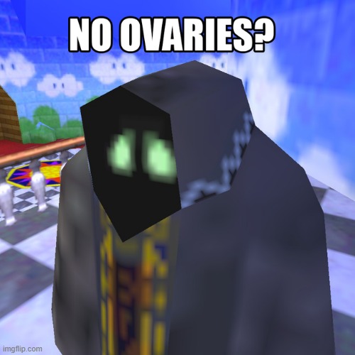 No ovaries | image tagged in no ovaries | made w/ Imgflip meme maker