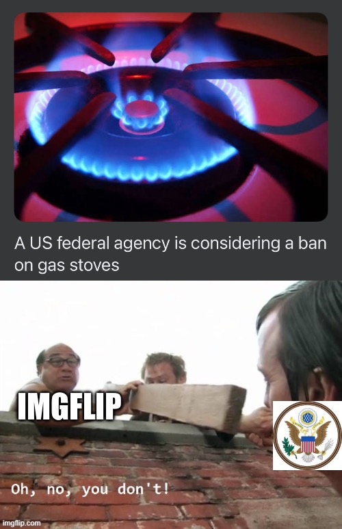 what is it with you and the gas stoves | IMGFLIP | image tagged in oh no you don't cropped | made w/ Imgflip meme maker