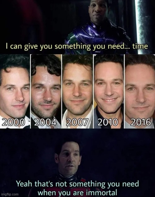 Scott Don't Need Kang | image tagged in ant man | made w/ Imgflip meme maker