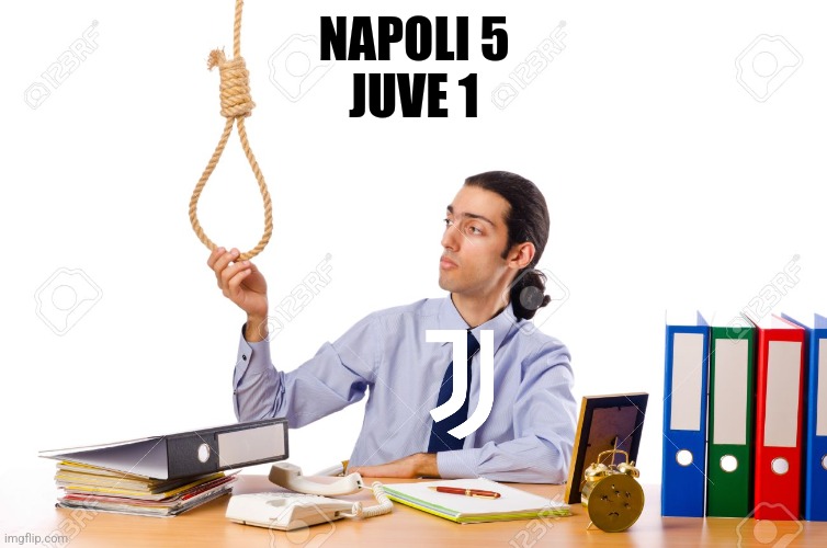 Napoli 5-1 Juventus | NAPOLI 5
JUVE 1 | image tagged in rope guy,napoli,juventus,serie a,calcio,memes | made w/ Imgflip meme maker