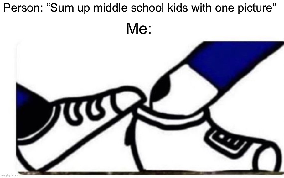 Why did middle school kids do this | Me:; Person: “Sum up middle school kids with one picture” | image tagged in memes,funny,true story,relatable memes,school,funny memes | made w/ Imgflip meme maker
