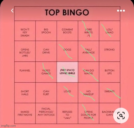 Top bingo | image tagged in top bingo | made w/ Imgflip meme maker