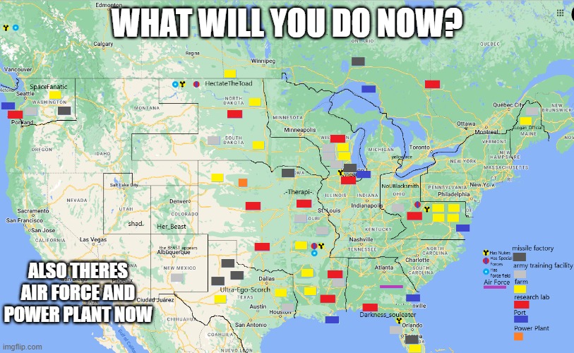 also stop confusing this for a suggestions post | WHAT WILL YOU DO NOW? ALSO THERES AIR FORCE AND POWER PLANT NOW | made w/ Imgflip meme maker