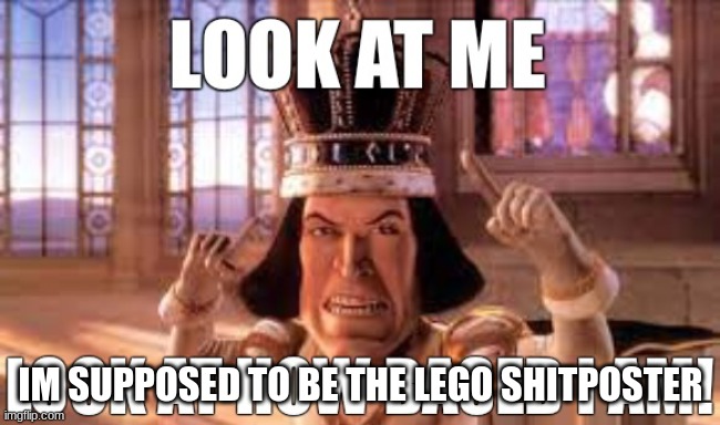 Look at how based I am | IM SUPPOSED TO BE THE LEGO SHITPOSTER | image tagged in look at how based i am | made w/ Imgflip meme maker