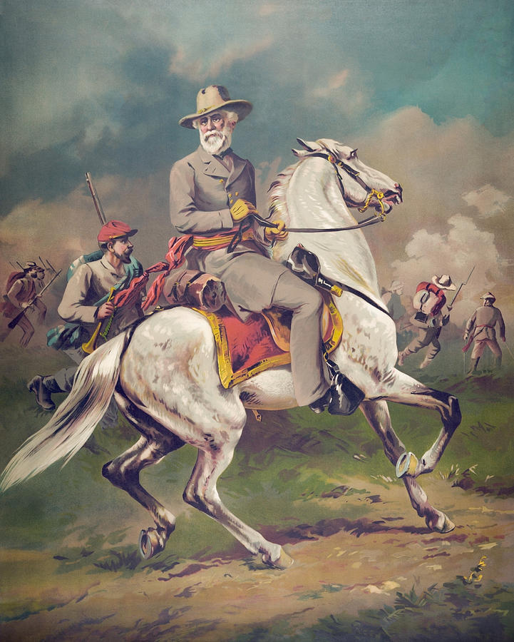 High Quality General Lee on Horseback Blank Meme Template
