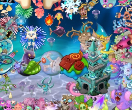 Poster I did with comic studio | image tagged in my singing monsters | made w/ Imgflip meme maker