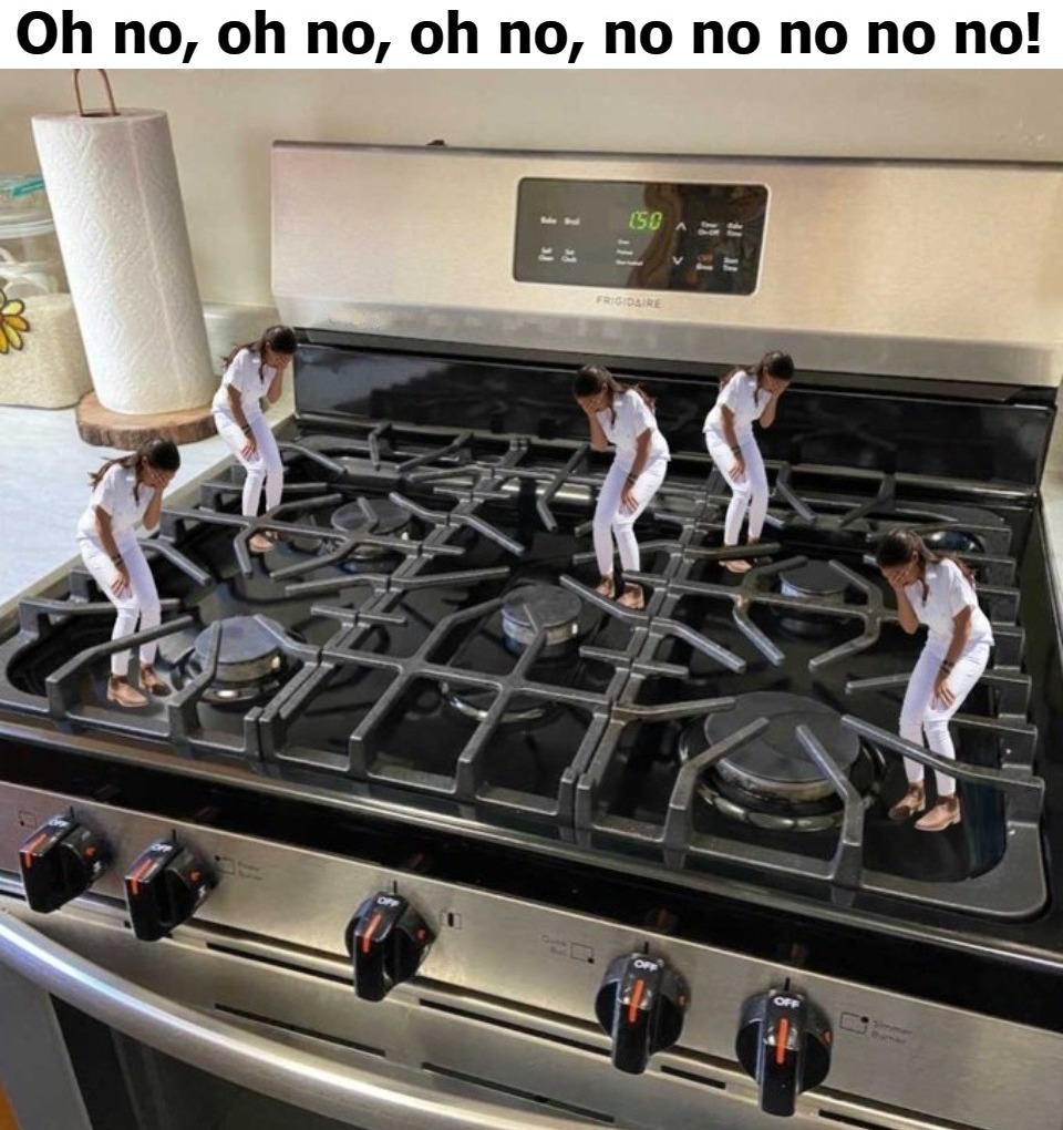 Oh no, oh no, oh no, no no no no no! | image tagged in aoc,alexandria ocasio-cortez,alexandria occasional cortex,out of gas,liberal tears,crocodile tears | made w/ Imgflip meme maker