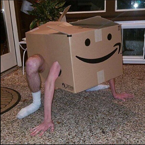 weird box human thing Blank Meme Template