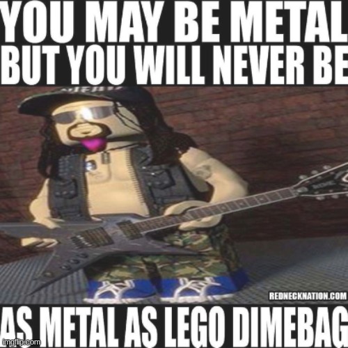 nobody is as metal as this | image tagged in metal | made w/ Imgflip meme maker