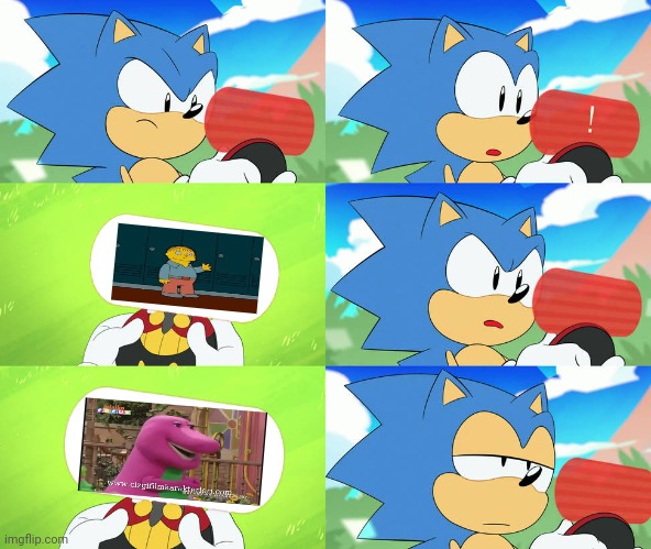 You Got Me!! | image tagged in sonic mania adventure message,neko productions,the simpsons,sonic mania,sonic mania adventures | made w/ Imgflip meme maker