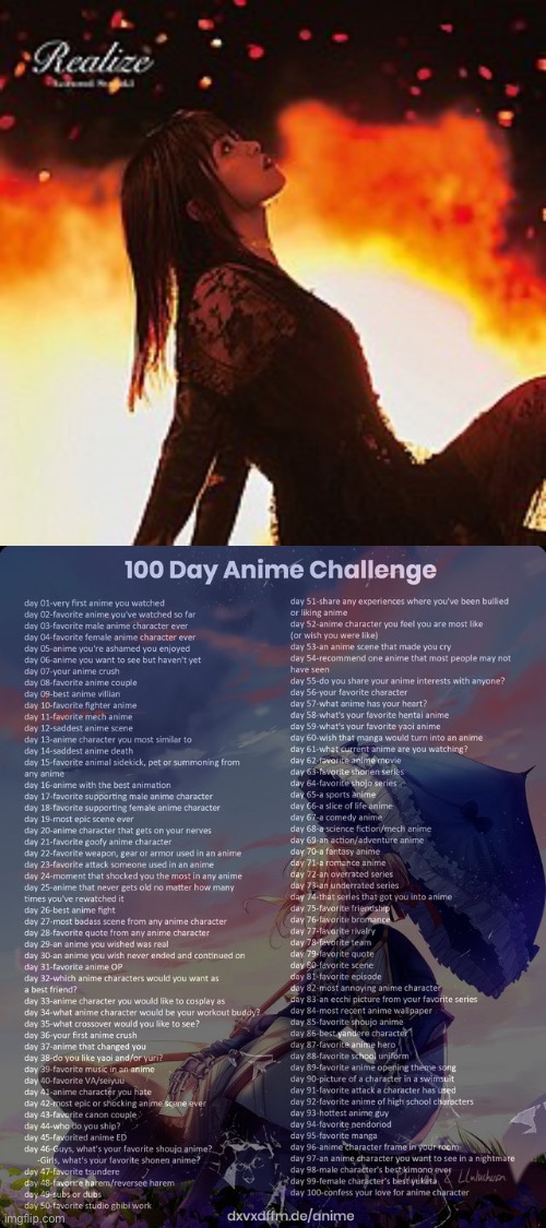 Day 39: re zero forever | image tagged in 100 day anime challenge | made w/ Imgflip meme maker