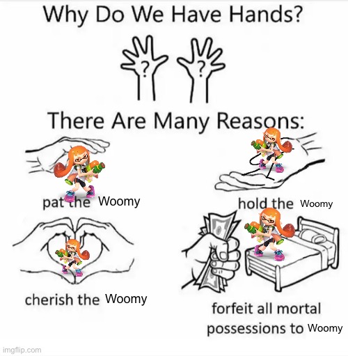 A really bad title | Woomy; Woomy; Woomy; Woomy | image tagged in unnecessary tags | made w/ Imgflip meme maker