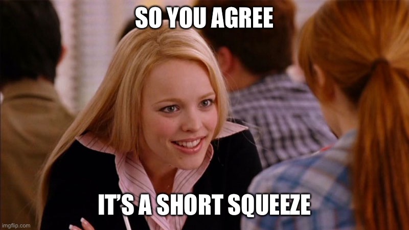 So You Agree | SO YOU AGREE; IT’S A SHORT SQUEEZE | image tagged in so you agree | made w/ Imgflip meme maker